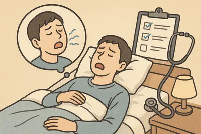 睡眠時無呼吸症候群かもしれないと感じたら?自宅でできるチェックと受診の流れ
