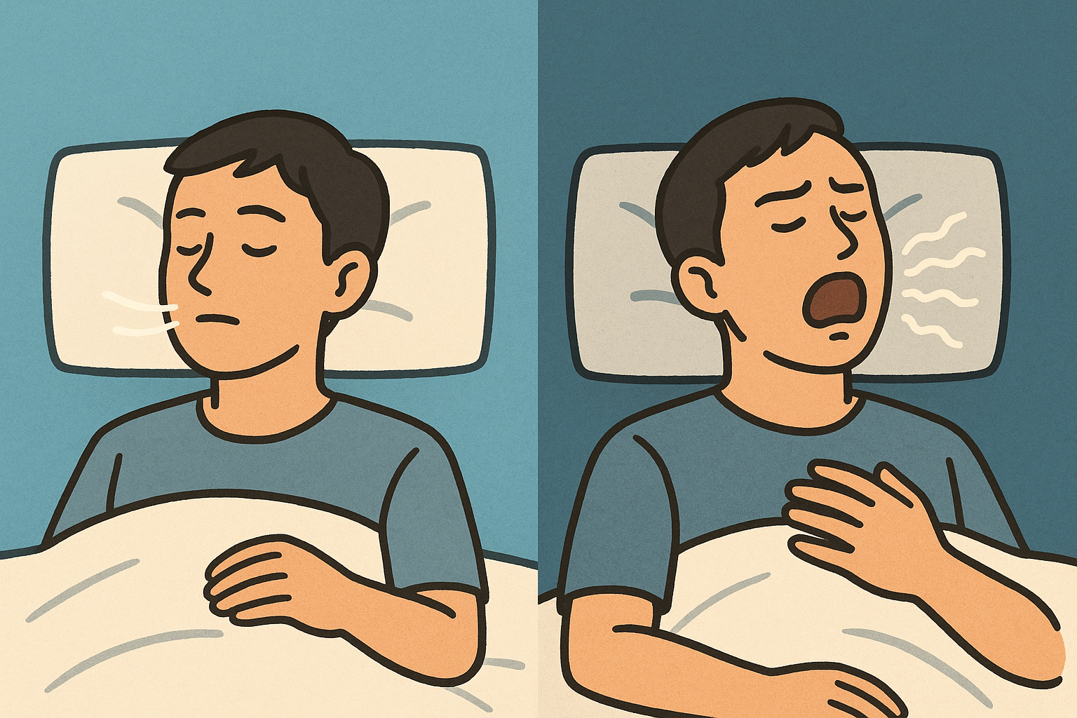 いびきと睡眠時無呼吸症候群の違いは何?