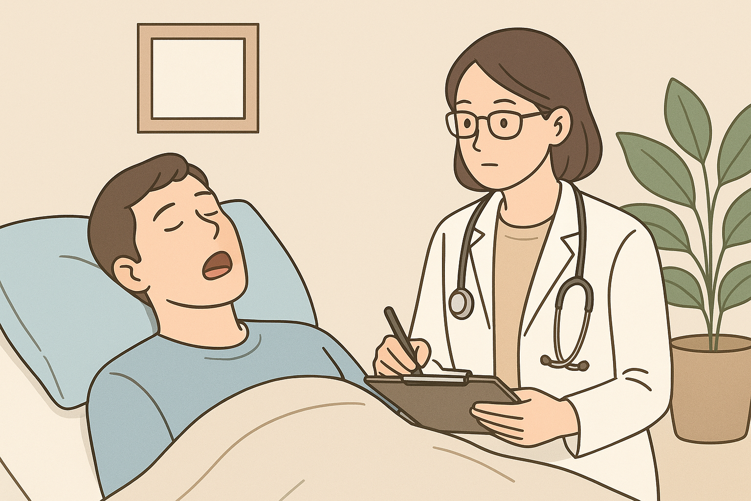 いびきで病院に行くべきサインとは?